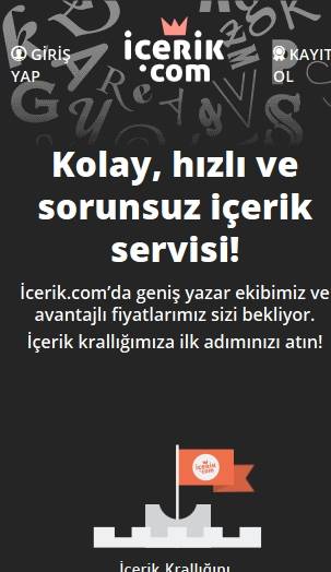 ICERIK.COM  Mobile Screenshot