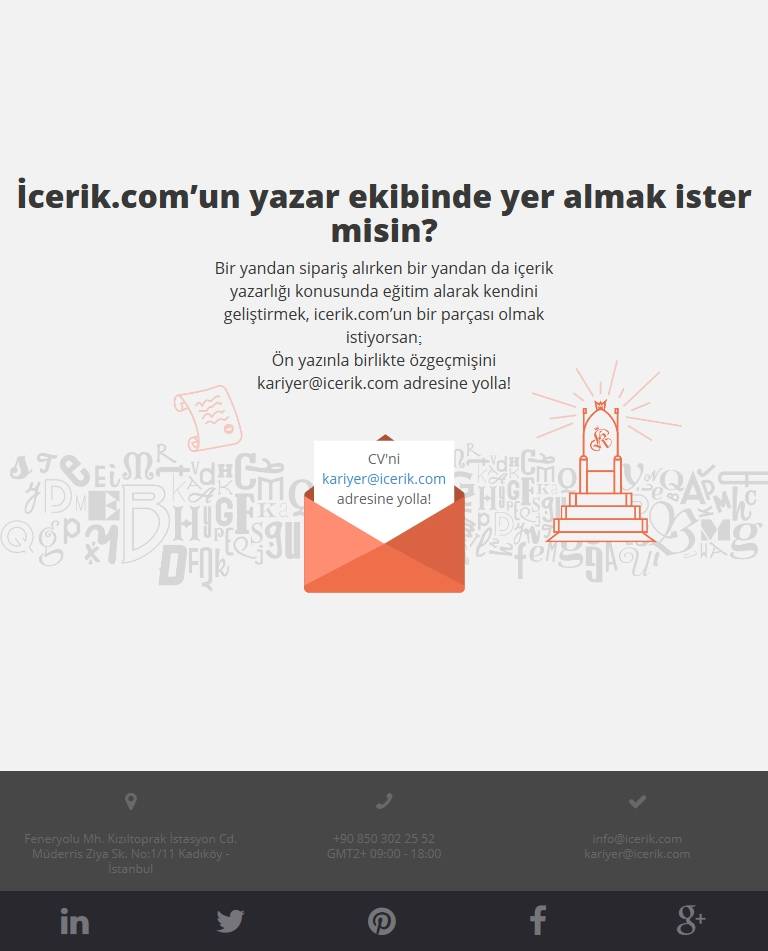 ICERIK.COM  Tablet Screenshot
