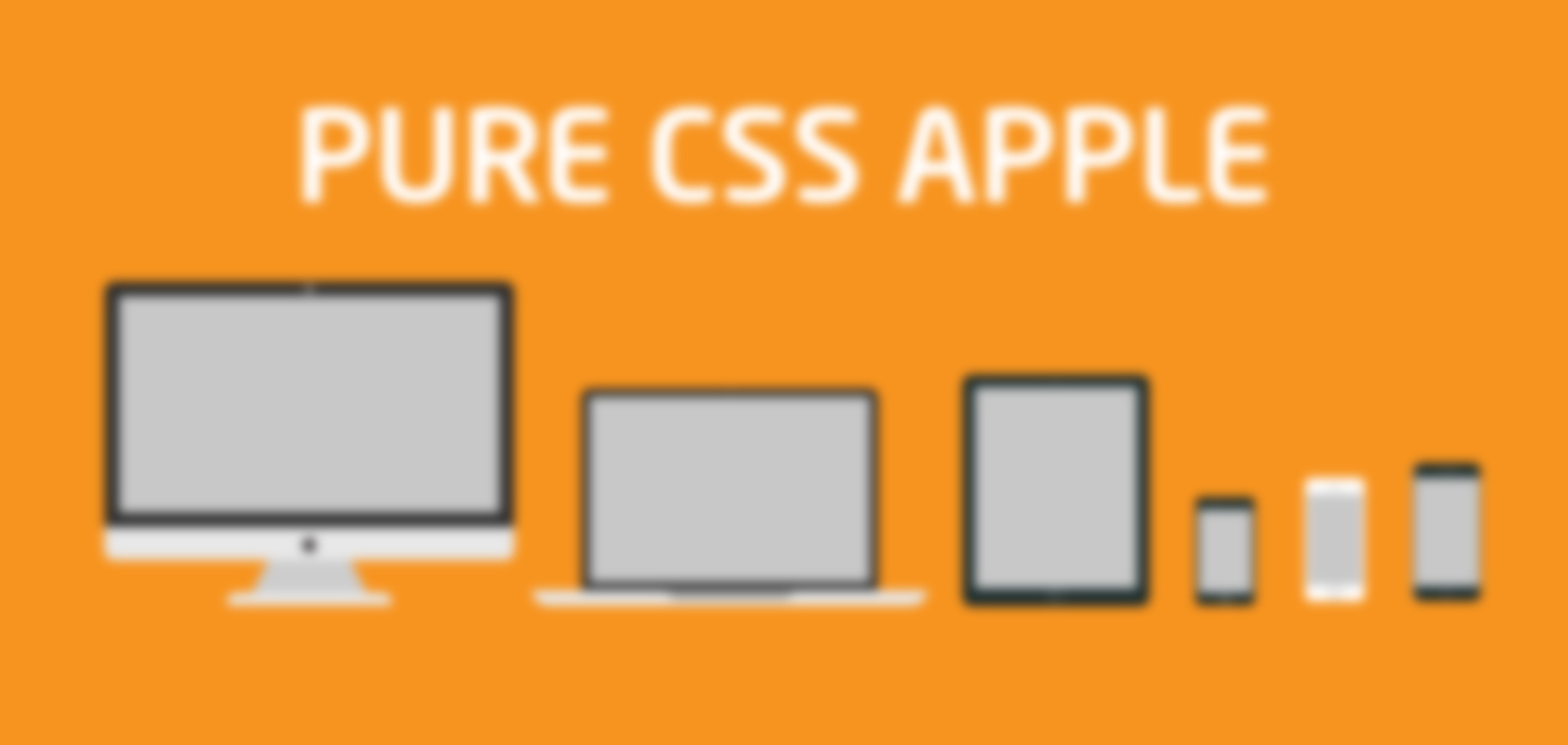 Pure CSS Apple